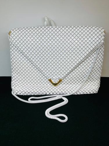 White Mesh Envelope Purse